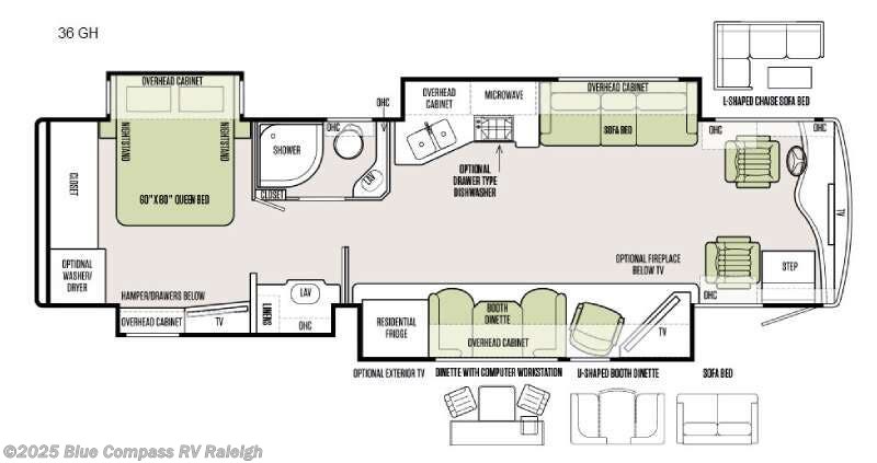 Used 2016 Tiffin Phaeton 36 GH available in Raleigh, North Carolina
