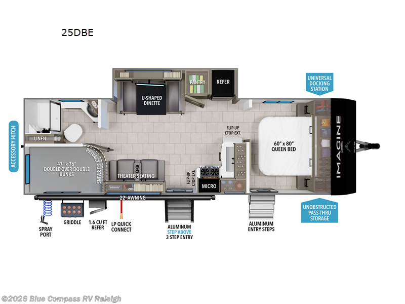 New 2026 Grand Design Imagine XLS 25DBE available in Raleigh, North Carolina