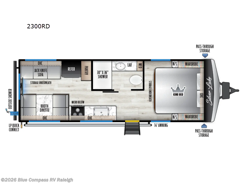 Used 2025 East to West Silver Lake 2300RD available in Raleigh, North Carolina