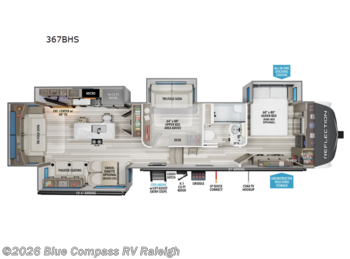 New 2026 Grand Design Reflection 367BHS available in Raleigh, North Carolina