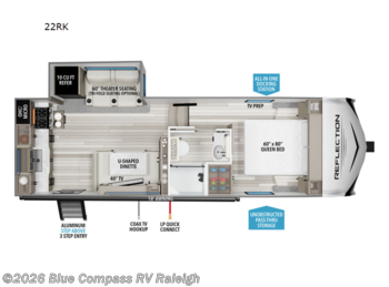 New 2026 Grand Design Reflection 100 Series 22RK available in Raleigh, North Carolina