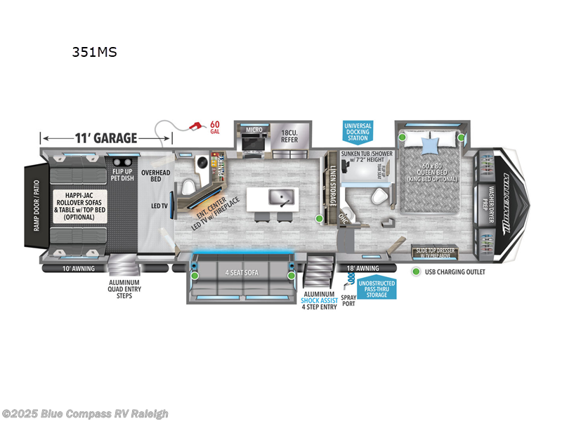 Used 2023 Grand Design Momentum M-Class 351MS available in Raleigh, North Carolina