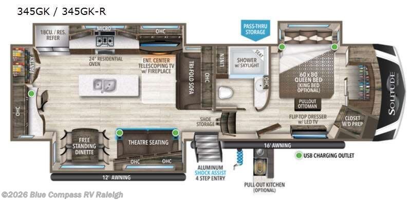 Used 2021 Grand Design Solitude 345GK available in Raleigh, North Carolina
