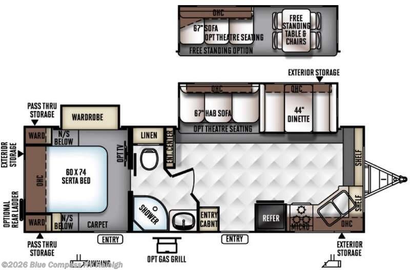 Used 2016 Forest River Rockwood Ultra Lite 2608WS available in Raleigh, North Carolina