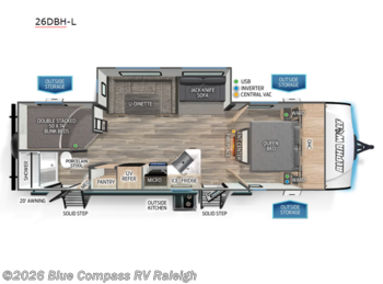 Used 2024 Forest River Cherokee Alpha Wolf 26DBH-L available in Raleigh, North Carolina