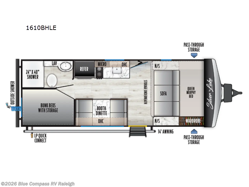 Used 2025 East to West Silver Lake 1610BHLE available in Raleigh, North Carolina