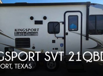 Used 2021 Gulf Stream Kingsport SVT 21QBD available in Bridgeport, Texas