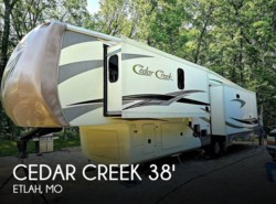 Used 2015 Forest River Cedar Creek Hathaway Fifth Wheel Series M-38CK available in Berger, Missouri