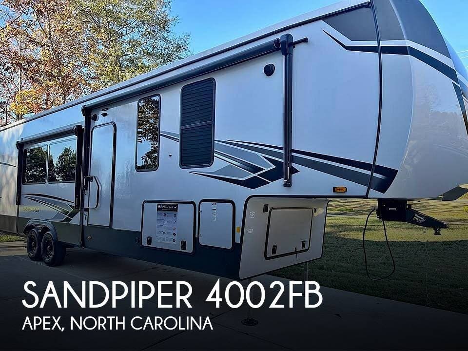 Used 2024 Forest River Sandpiper 4002FB available in Apex, North Carolina