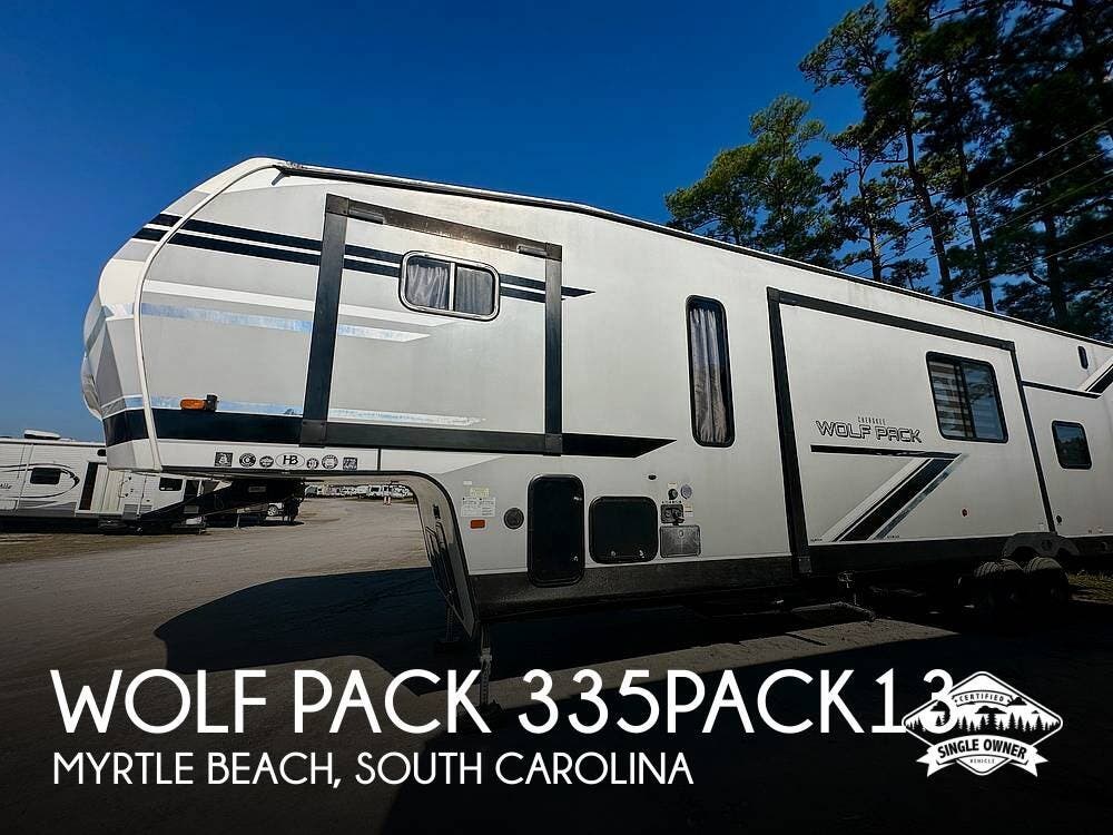 Used 2021 Forest River Wolf Pack 335PACK13 available in Myrtle Beach, South Carolina