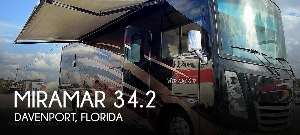 Used 2017 Thor Motor Coach Miramar 34.2 available in Davenport, Florida