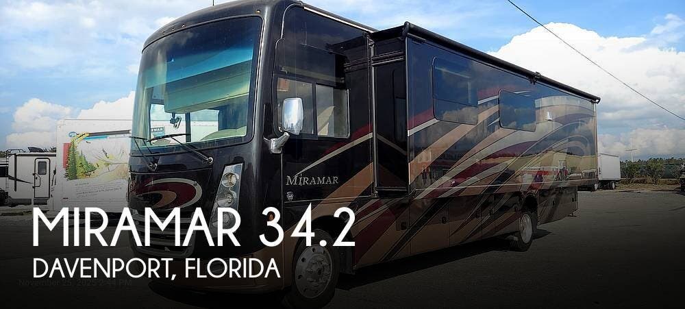 Used 2017 Thor Motor Coach Miramar 34.2 available in Davenport, Florida