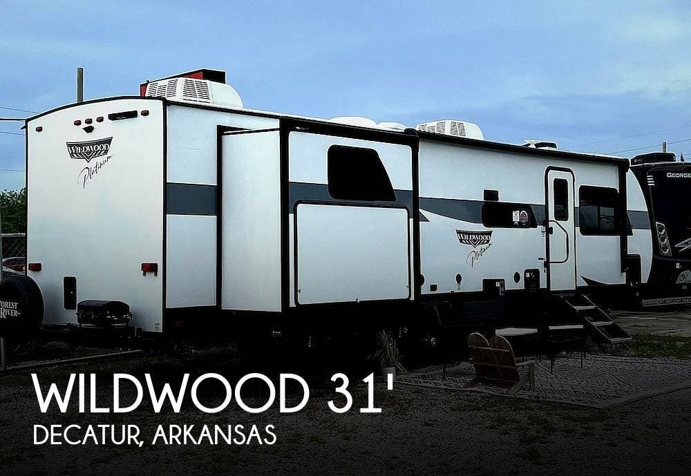 Used 2024 Forest River Wildwood Platinum 31KQBT available in Decatur, Arkansas