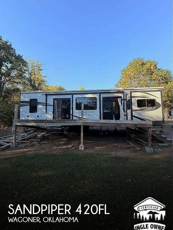 Used 2022 Forest River Sandpiper 420FL available in Wagoner, Oklahoma
