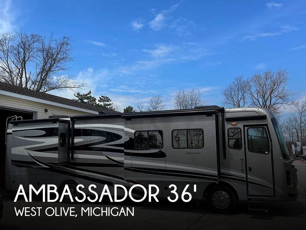Used 2014 Holiday Rambler Ambassador Series M-38PFT 350hp MaxxForce available in West Olive, Michigan