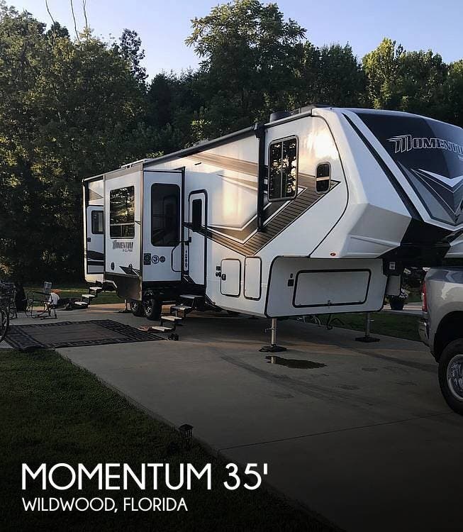 Used 2023 Grand Design Momentum 350G Toy Hauler available in Wildwood, Florida