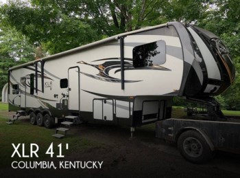 Used 2017 Forest River XLR Thunderbolt Toy Hauler Series 417 AMP available in Columbia, Kentucky