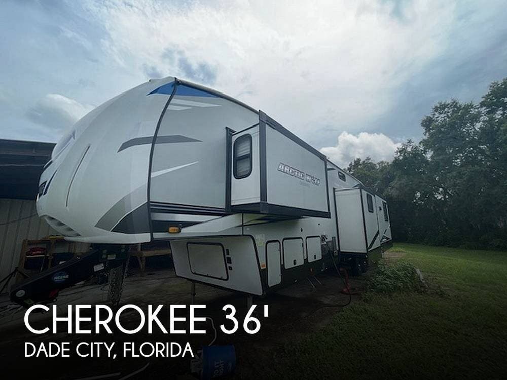 Used 2022 Forest River Cherokee Arctic Wolf Series M-3660SUITE available in Dade City, Florida