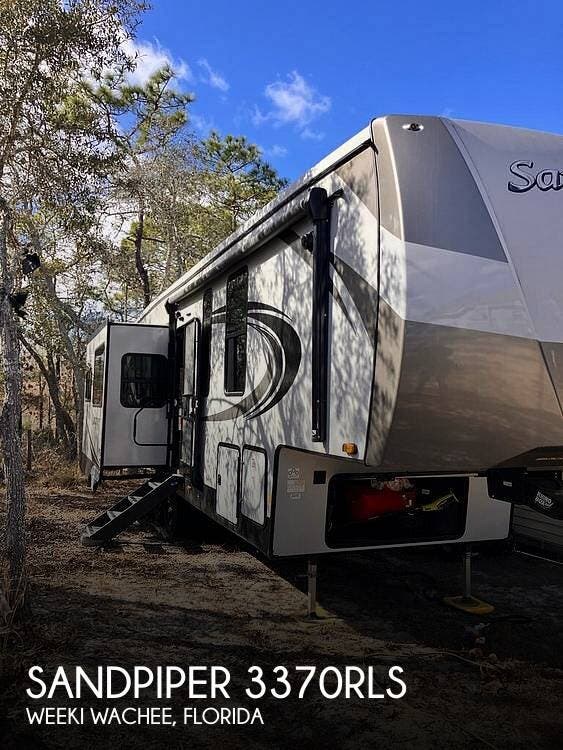Used 2023 Forest River Sandpiper 3370RLS available in Weeki Wachee, Florida