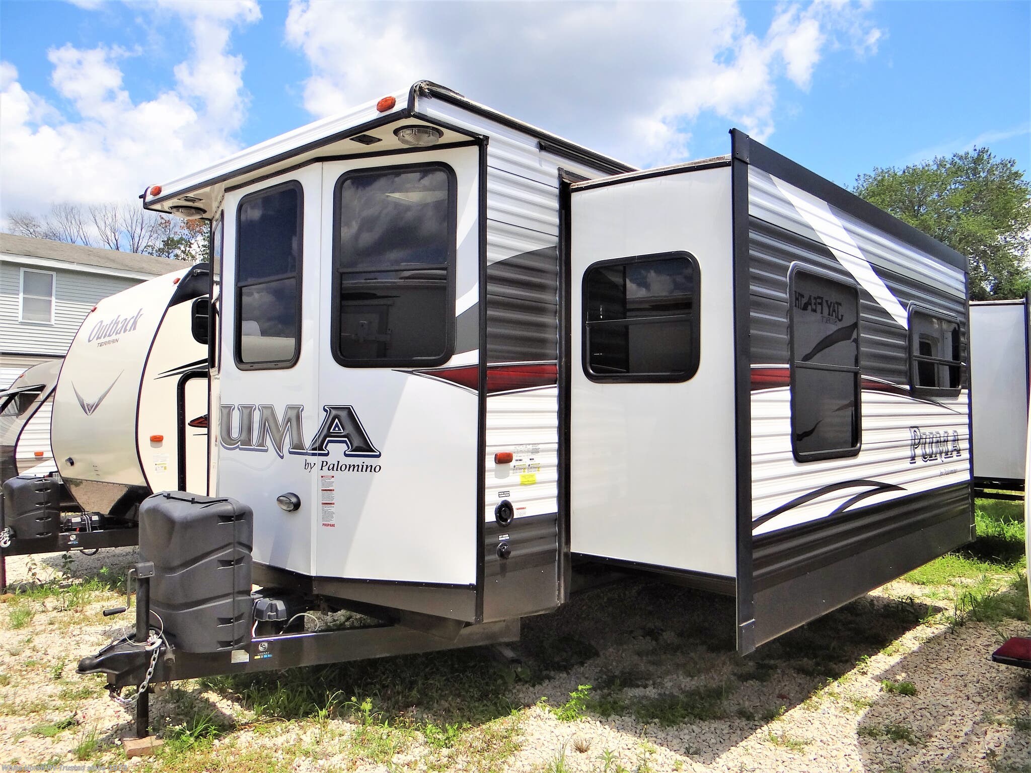 2016 Palomino Rv Puma 32dfk Front Kitchen Double Slide With King