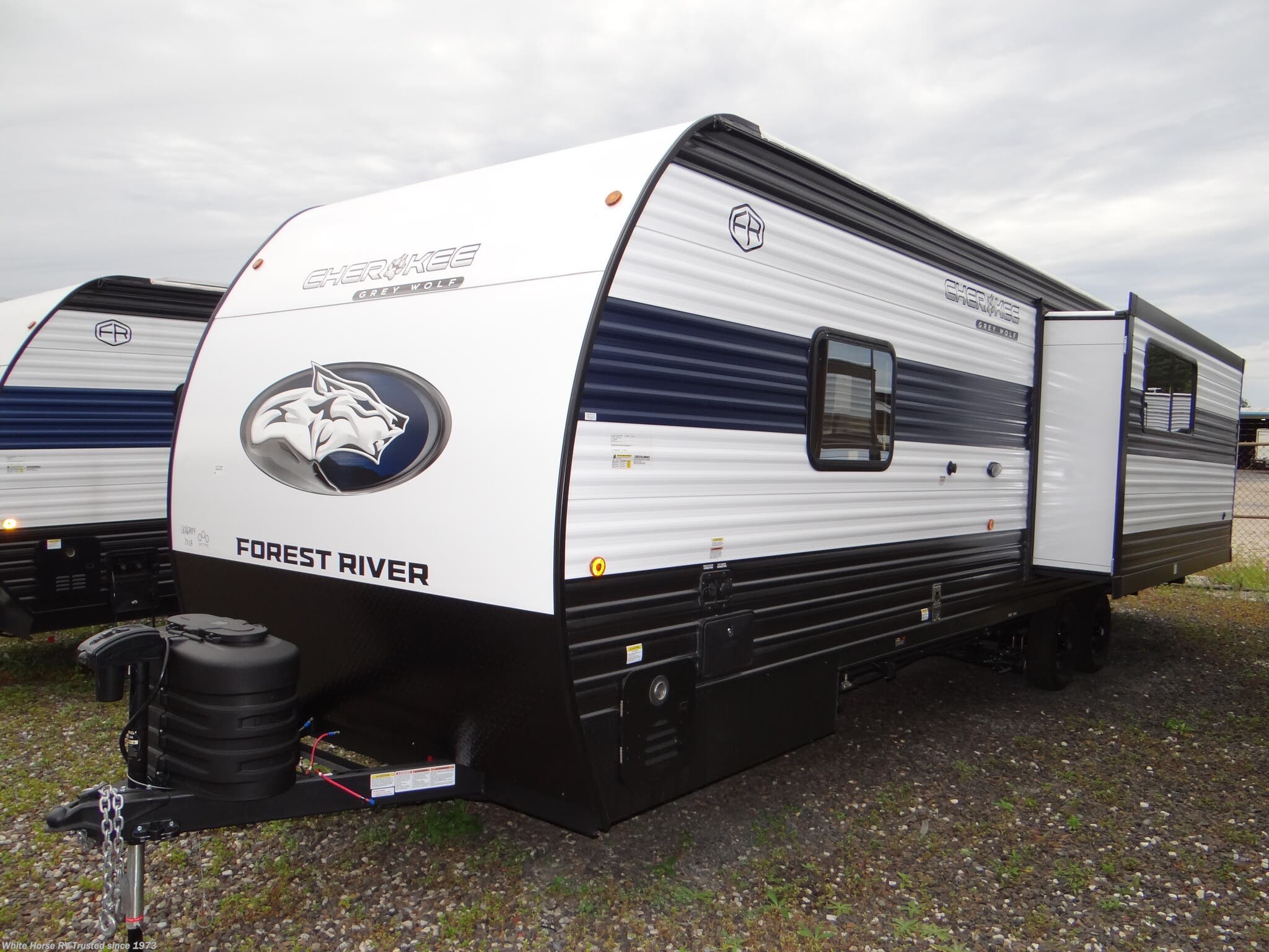 New 2026 Forest River Cherokee Grey Wolf 27LH Rear Living L-Shaped Sofa available in Williamstown, New Jersey