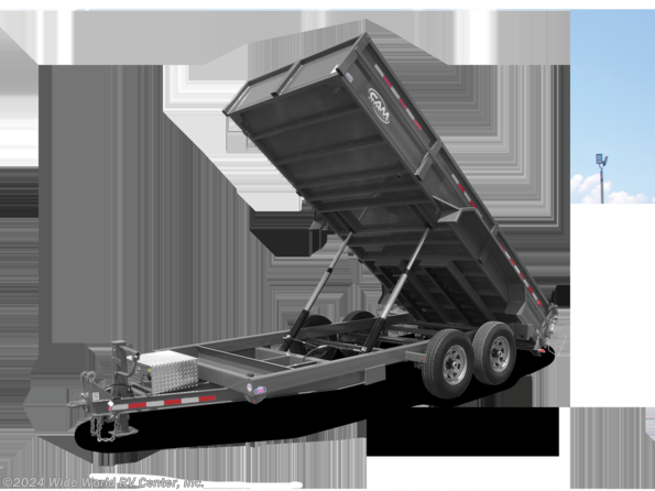 2022 CAM Superline 6CAM612LPHD Heavy-Duty Low-Profile Dump Trailer available in Wilkes-Barre, PA