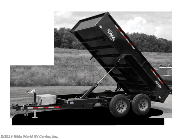 2023 CAM Superline 5-508LPDT 5 X 8 Advantage Low-Profile Dump Trailer available in Wilkes-Barre, PA