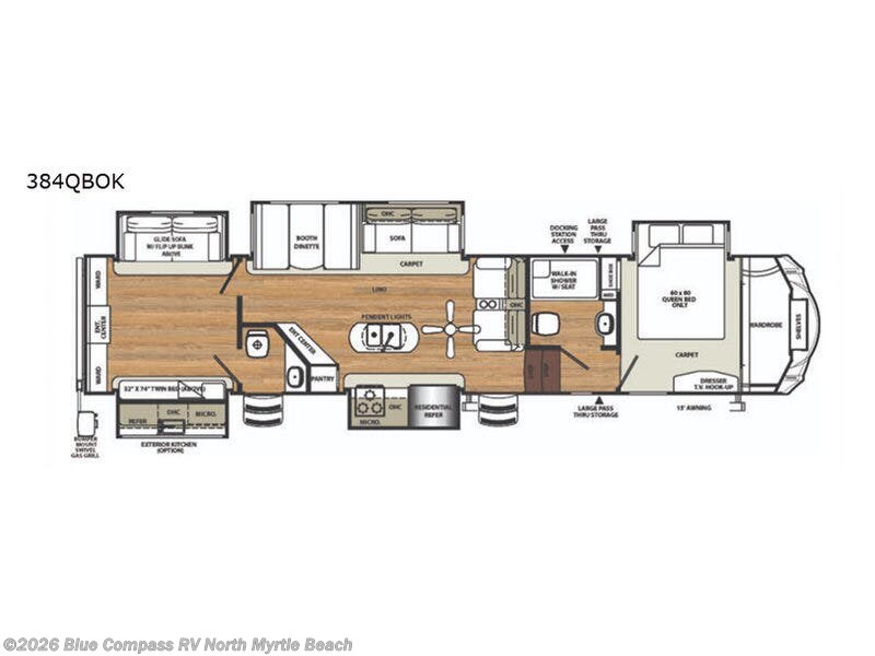 Used 2018 Forest River Sierra 384QBOK available in Longs, South Carolina