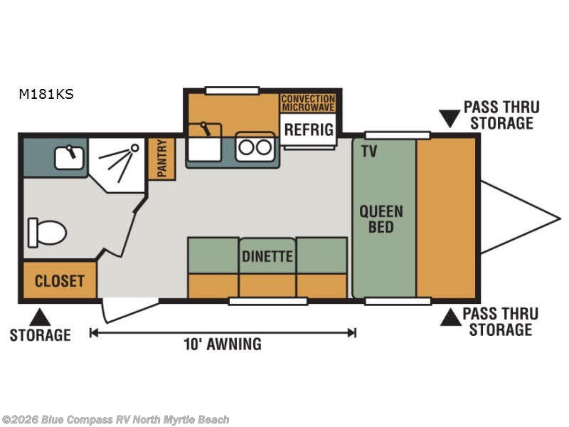 Used 2018 K-Z Escape Mini M181KS available in Longs, South Carolina