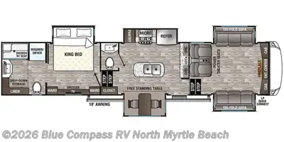 Used 2020 Forest River Cedar Creek Silverback 37FLB available in Longs, South Carolina