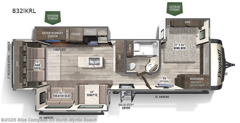 Used 2021 Forest River Flagstaff Classic 832lKRL available in Longs, South Carolina
