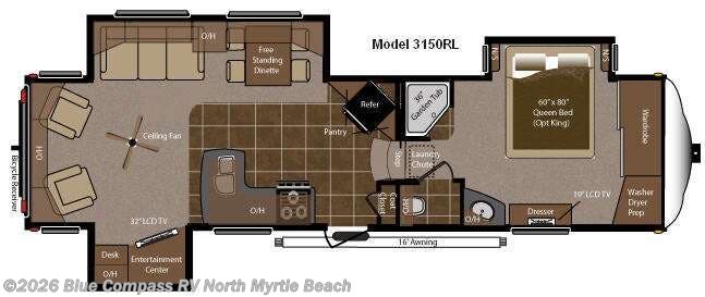 Used 2012 Keystone Montana 3150 RL available in Longs, South Carolina