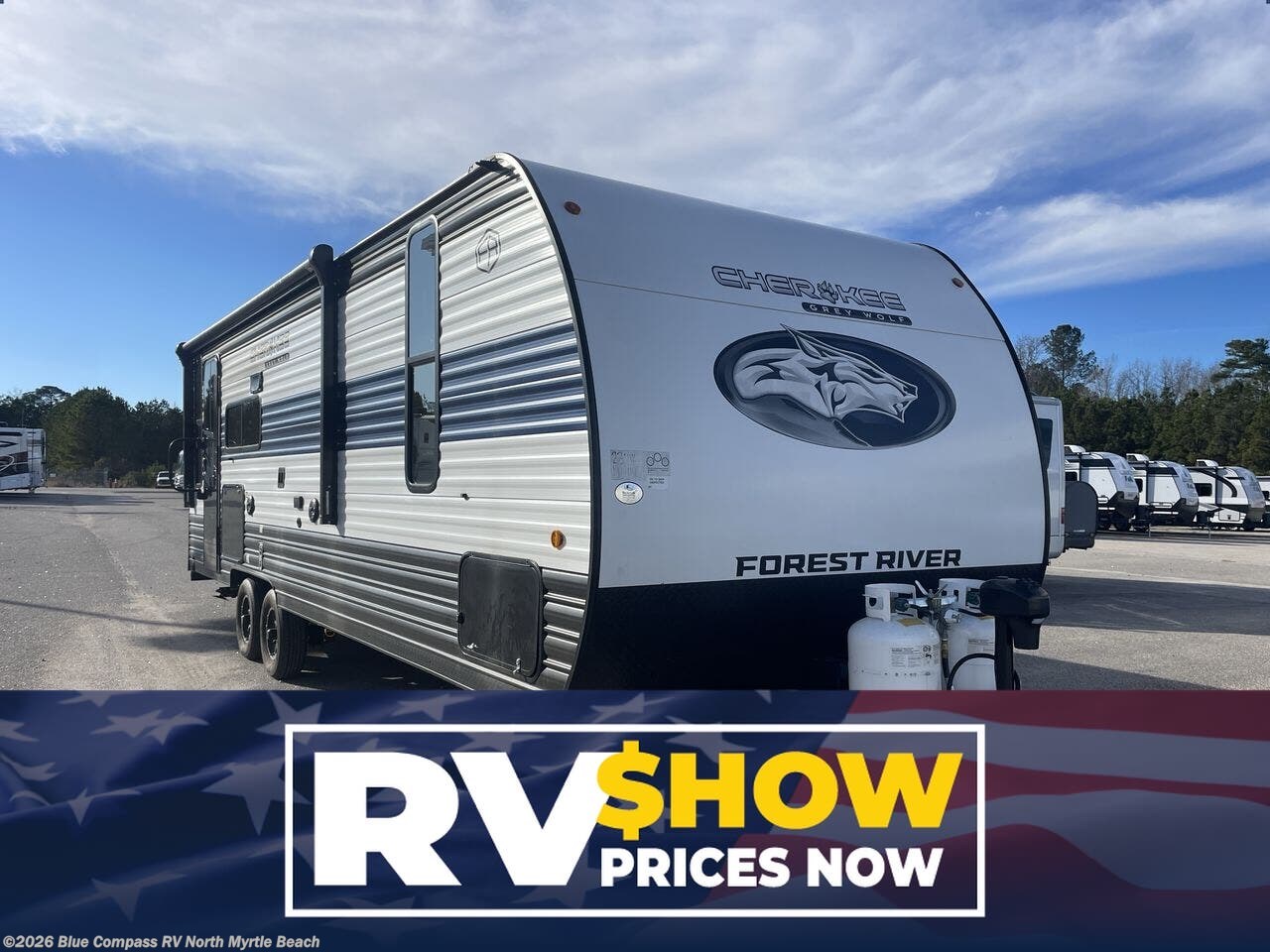 Used 2025  Forest River Cherokee Grey Wolf 23MK by Forest River from Blue Compass RV North Myrtle Beach in Longs, SC