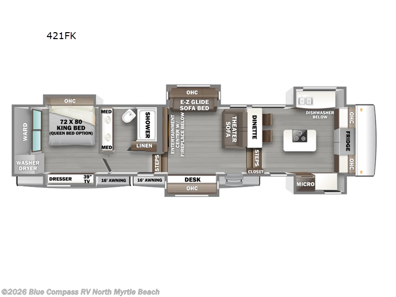 Used 2025 Forest River RiverStone 421FK available in Longs, South Carolina