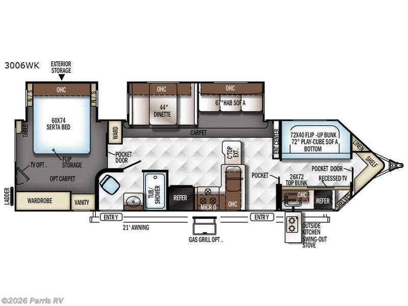 Used 2018 Forest River Rockwood Wind Jammer 3006WK available in Murray, Utah