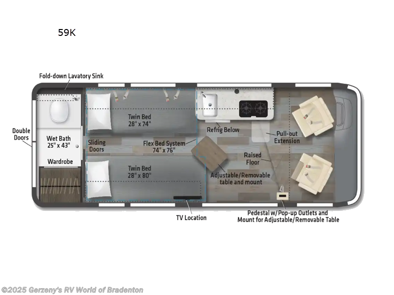 Used 2024 Winnebago Travato 59K available in Bradenton, Florida