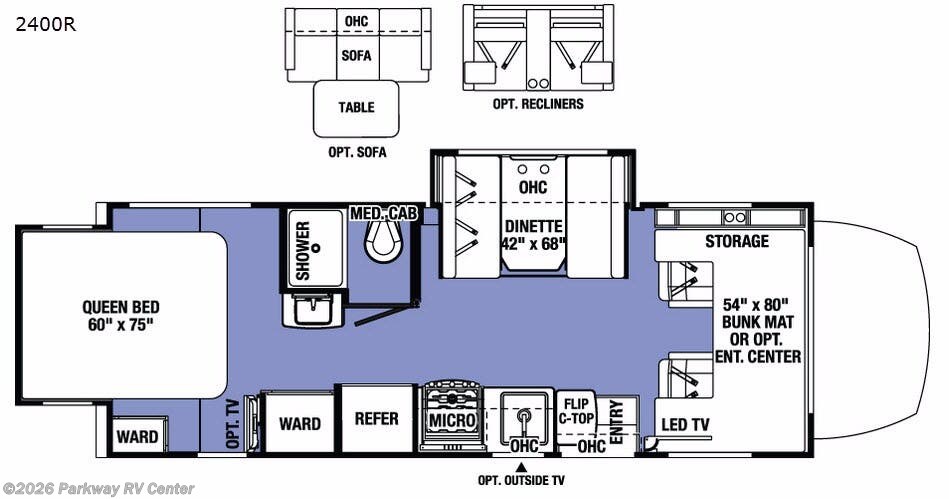 Used 2017 Forest River Sunseeker MBS 2400R available in Ringgold, Georgia