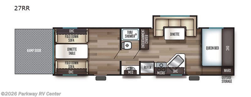 Used 2019 Forest River Cherokee Grey Wolf 27RR available in Ringgold, Georgia