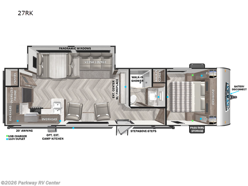 Used 2022 Forest River Salem 27RK available in Ringgold, Georgia