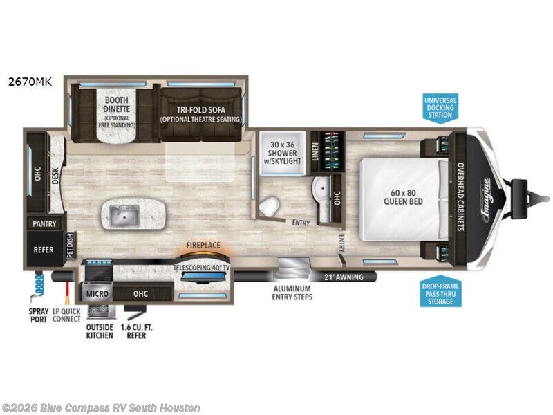 Used 2019 Grand Design Imagine 2670MK available in Alvin, Texas
