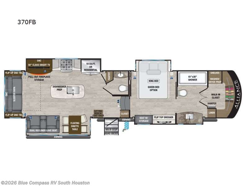 Used 2022 Alliance RV Paradigm 370FB available in Alvin, Texas