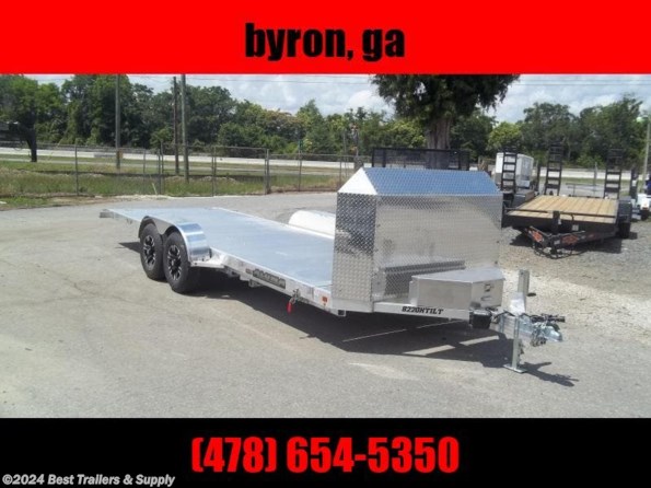 2023 Aluma 8220 h tilt 25 anniversary 20ft car hauler trailer alum available in Byron, GA