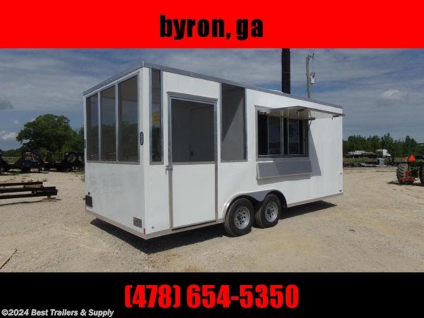 2022 Rock Solid Cargo 8.5X20 Concession w/ 6' Porch available in Byron, GA