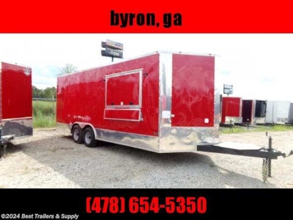 2022 Empire Cargo 8.5x20 Concession 3x6 Window w/ Sink Pkg available in Byron, GA