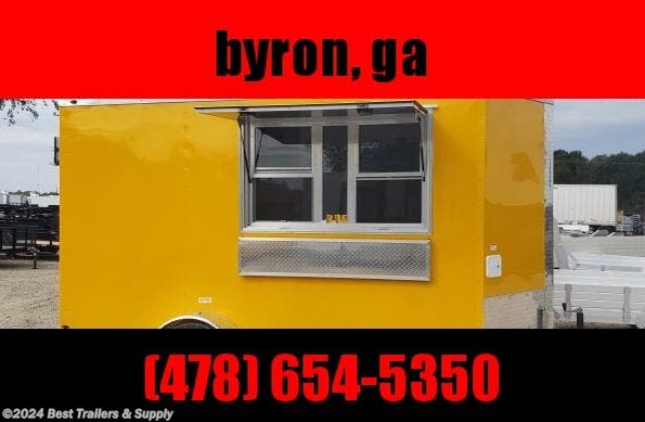 2022 Empire Cargo 6x12 turn key w sinks Finished w/ Electric available in Byron, GA