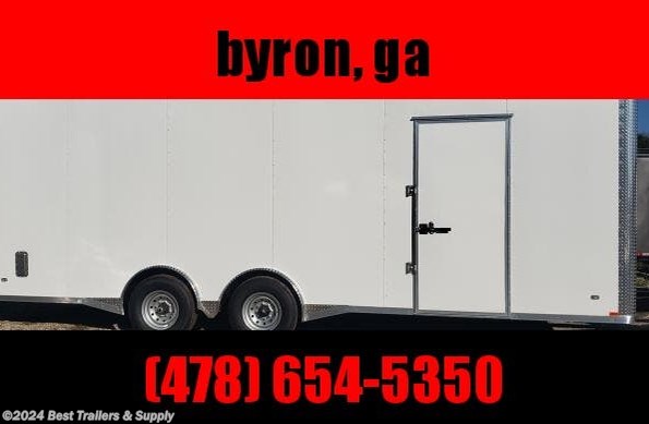 2022 Elite Trailers 8.5x24 14k barn door Enclosed Carhauler door available in Byron, GA
