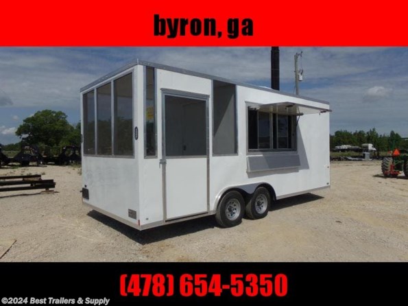 2022 Rock Solid Cargo 8.5X22 Concession w/ 6' Porch available in Byron, GA