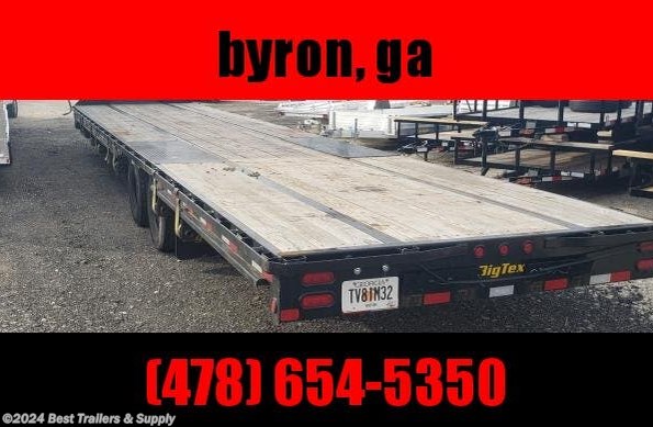 2023 Big Tex 40 ft gooseneck deckover hotshot available in Byron, GA