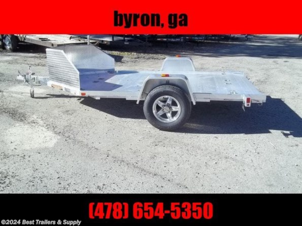 2023 Aluma MC210 double motorcycle aluminum trailer available in Byron, GA