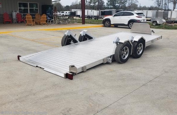 2023 Timpte 7 X 18 drop deck low profile carhauler trailer gro available in Byron, GA